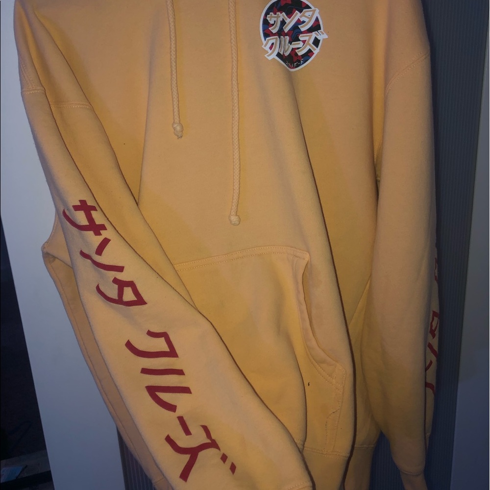 Santa Cruz Japanese Blossom Dot Peach Hoodie